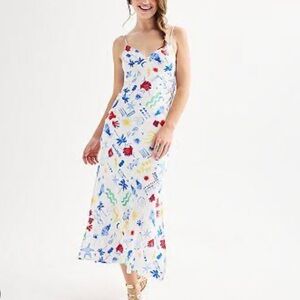 SO Ocean Print Maxi Slip